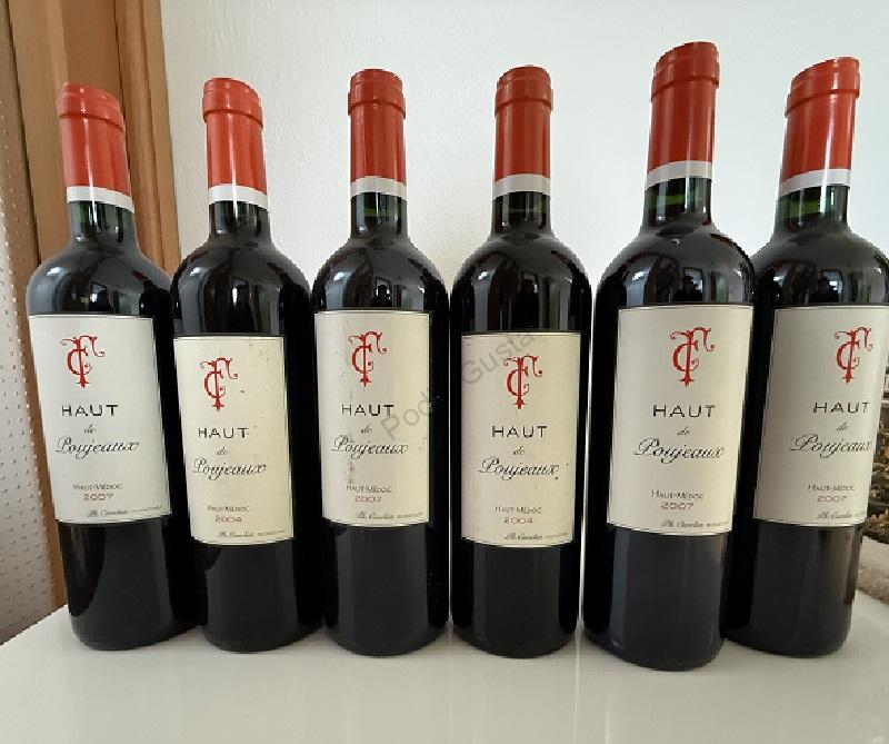 6 ks víno Bordeaux Haut de Poujeaux - SLEVA